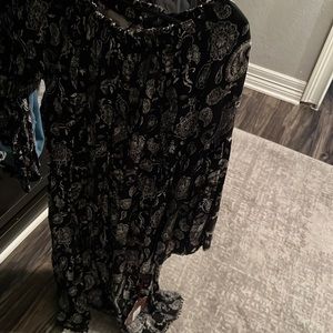 Quarter sleeve black and white dress brand new with tags